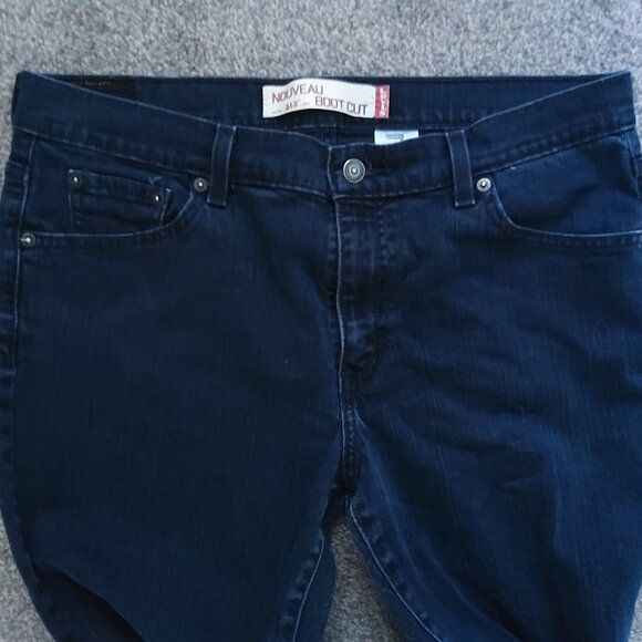 LEVI'S 515 NOUVEAU BOOTCUT DARK JEANS - Picture 4 of 5